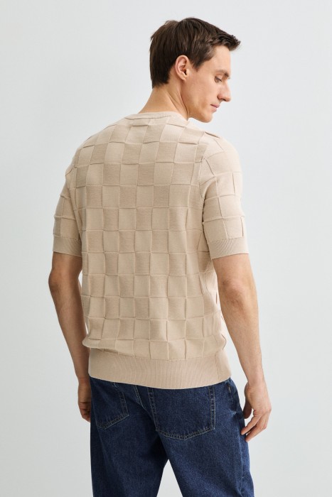 джемпер с короткими рукавами по цене 2000 руб вид справа