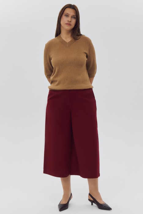 джемпер с короткими рукавами от бренда снежная королева вид слева