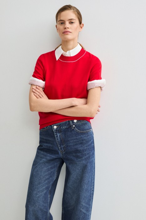 джемпер с короткими рукавами 803427003 фотография