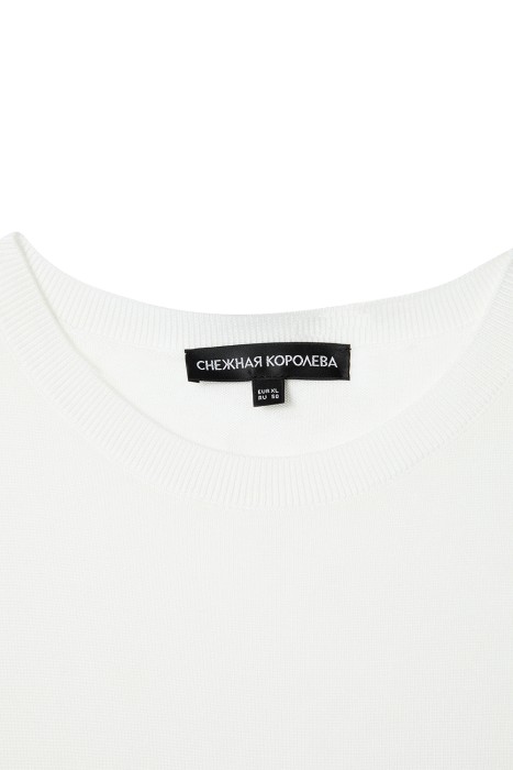 джемпер с короткими рукавами от бренда снежная королева вид слева