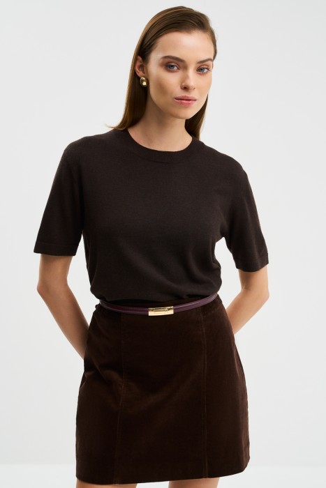 джемпер с короткими рукавами 792709003 фотография