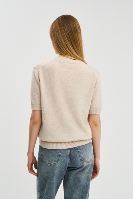 джемпер с короткими рукавами по цене 900 руб вид справа