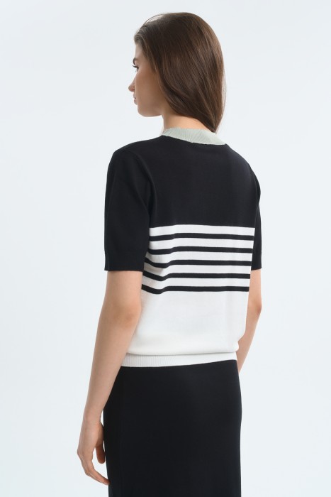 джемпер с короткими рукавами по цене 590 руб вид справа