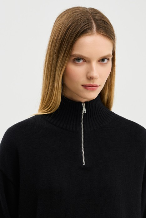 джемпер с молнией из россии вид сбоку