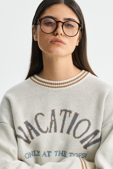 джемпер с надписью 792698003 фотография