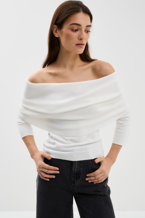 джемпер с отворотом 756874003 фотография