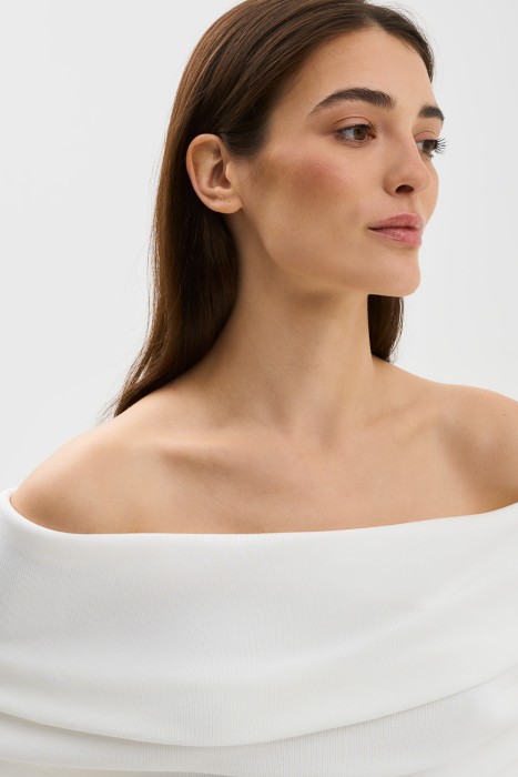 джемпер с отворотом от бренда снежная королева вид слева