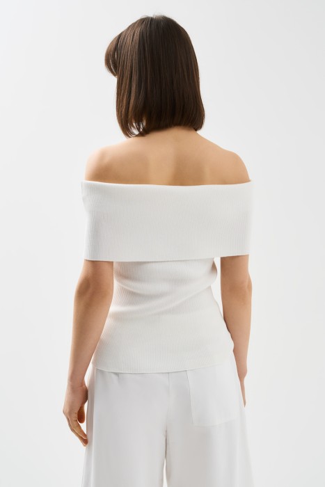 джемпер с отворотом по цене 1210 руб вид справа