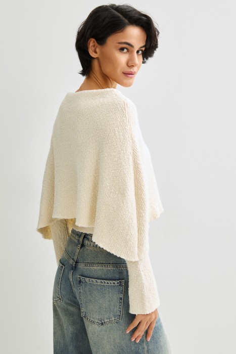 джемпер с отворотом по цене 2270 руб вид справа