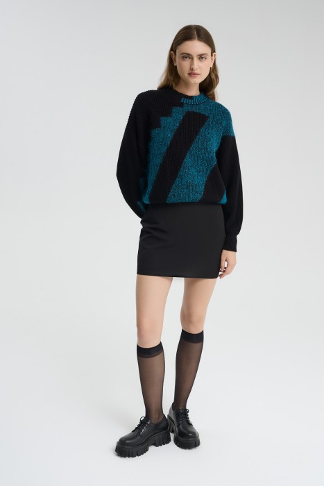 джемпер с рисунком 733965003 фотография