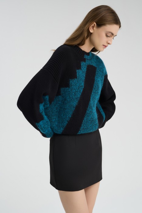 джемпер с рисунком по цене 2030 руб вид справа