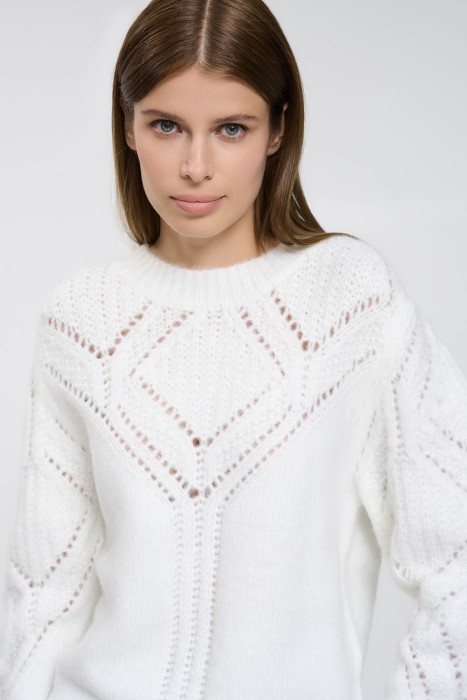 джемпер с узором из россии вид сбоку