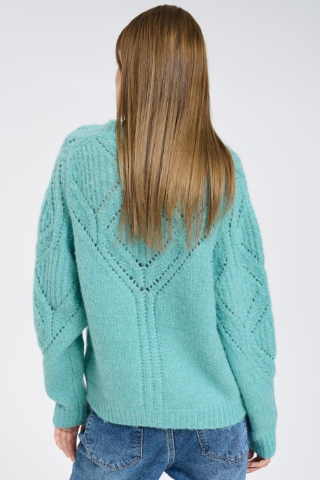 джемпер с узором из россии вид сбоку