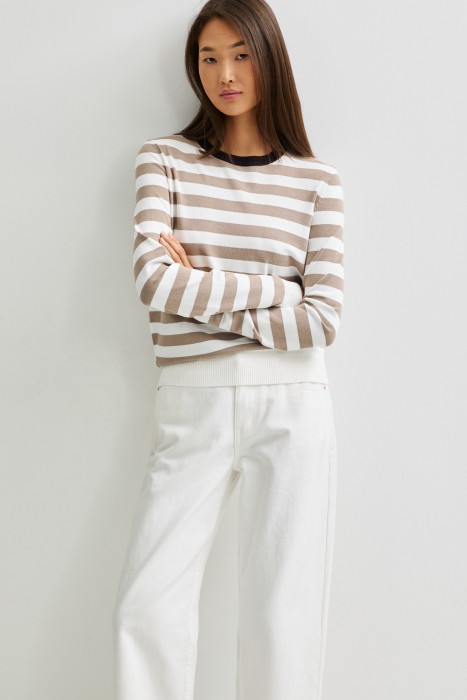 джемпер в полоску 803460003 фотография