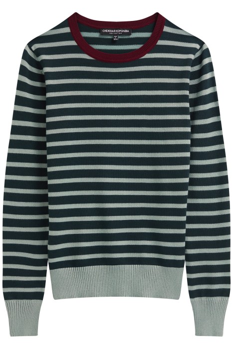 джемпер в полоску из россии вид сбоку