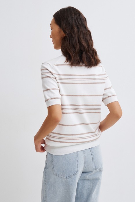 джемпер в полоску по цене 1560 руб вид справа