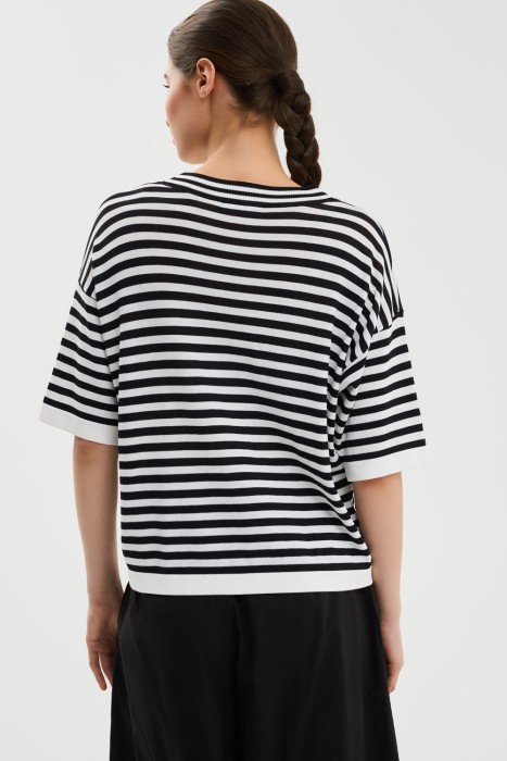 джемпер в полоску по цене 960 руб вид справа