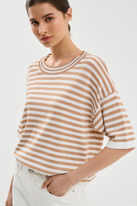 джемпер в полоску 756904003 фотография