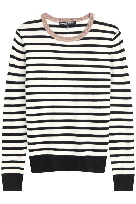 джемпер в полоску из россии вид сбоку