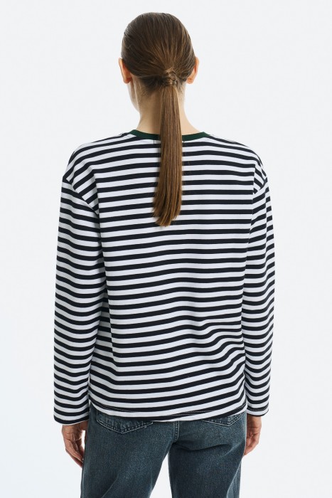 джемпер в полоску по цене 1150 руб вид справа