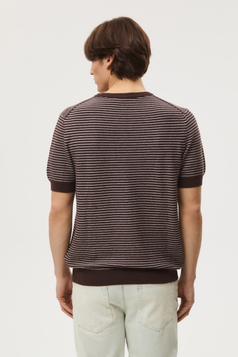 джемпер в полоску по цене 1520 руб вид справа