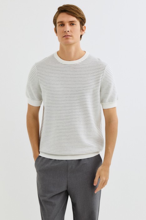 джемпер в полоску 798990003 фотография