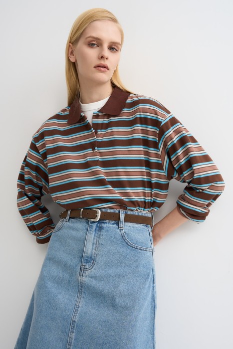 джемпер в полоску 806785003 фотография