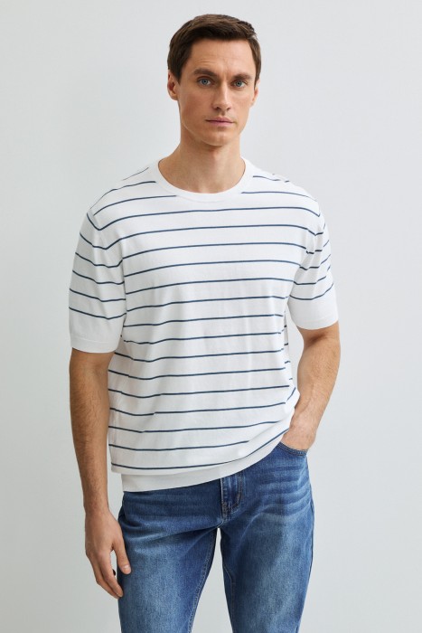 джемпер в полоску 806487003 фотография