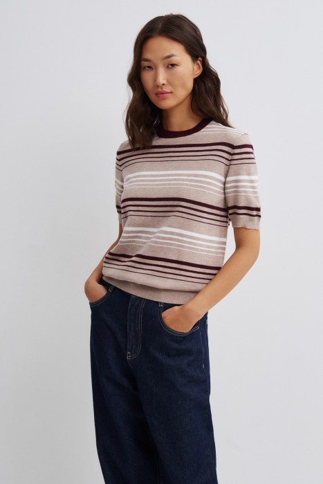 джемпер в полоску 803458003 фотография