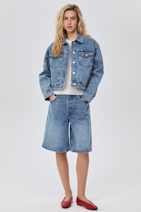 джинсовая куртка 818710003 фотография