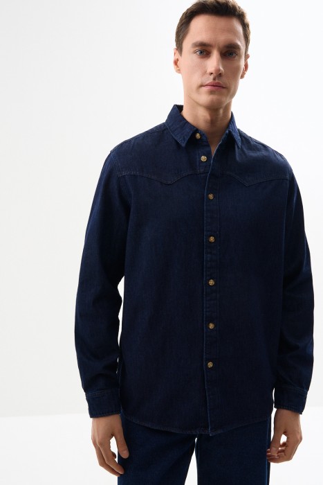 джинсовая рубашка 798668003 фотография