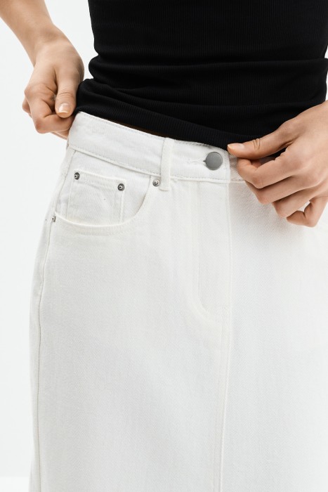 джинсовая юбка из россии вид сбоку