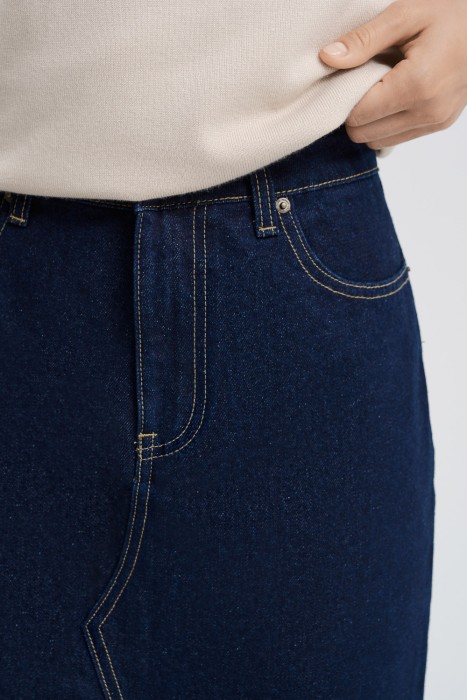 джинсовая юбка из россии вид сбоку