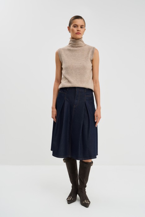 джинсовая юбка по цене 1980 руб вид справа