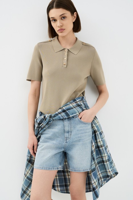 джинсовые шорты 761207003 фотография