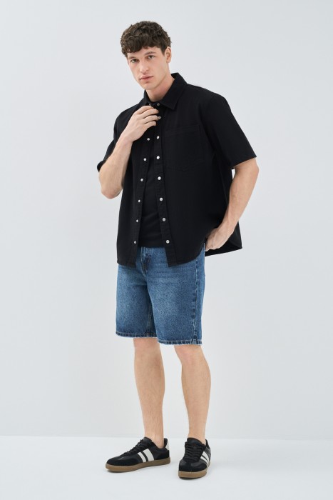 джинсовые шорты 756302003 фотография