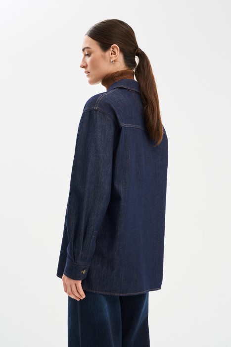 джинсовый жакет по цене 2140 руб вид справа