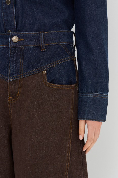 джинсы баллоны от бренда снежная королева вид слева