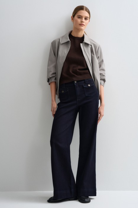 джинсы клеш 805214003 фотография