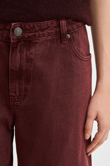 джинсы клеш от бренда снежная королева вид слева