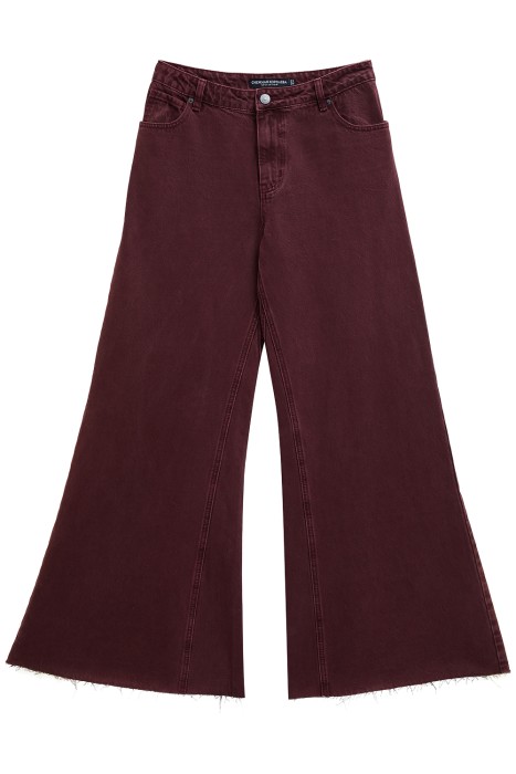 джинсы клеш из россии вид сбоку