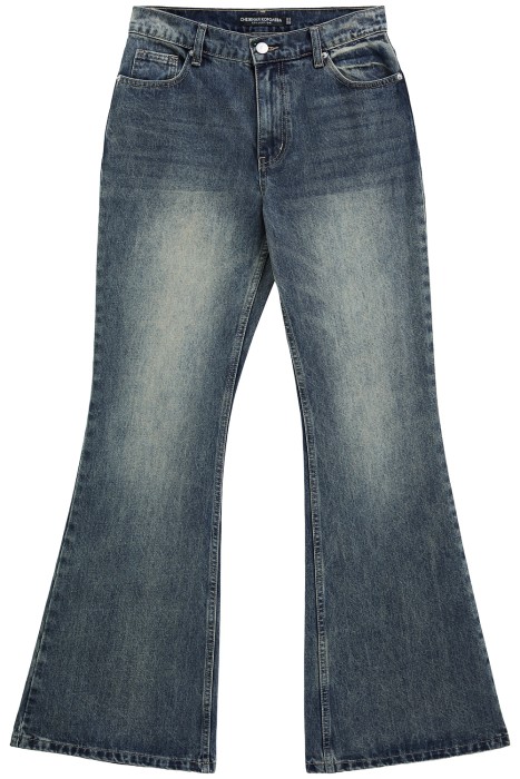 джинсы клеш из россии вид сбоку