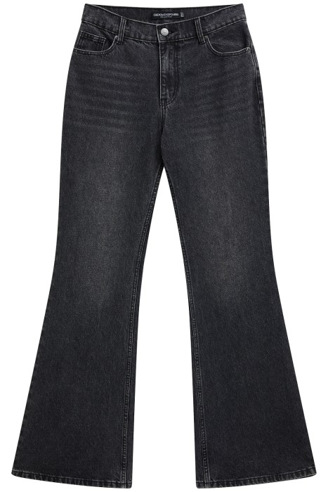 джинсы клеш из россии вид сбоку