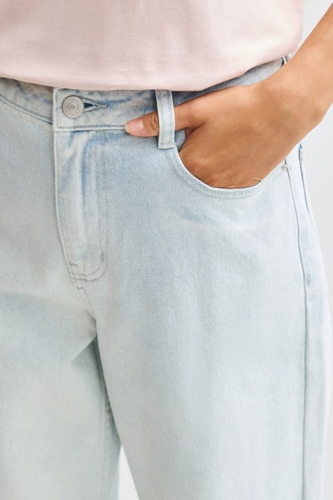 джинсы прямые из россии вид сбоку