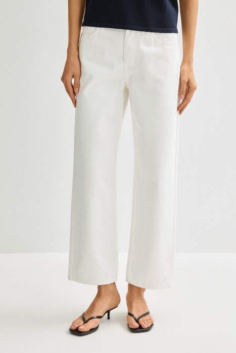 джинсы прямые от бренда снежная королева вид слева