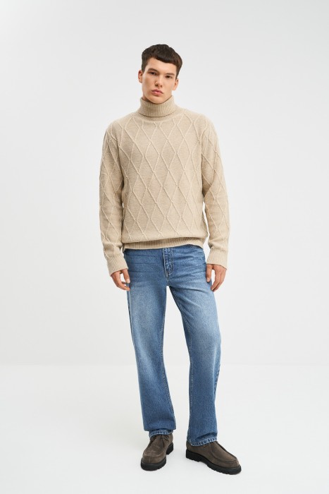 джинсы прямые от бренда снежная королева вид слева