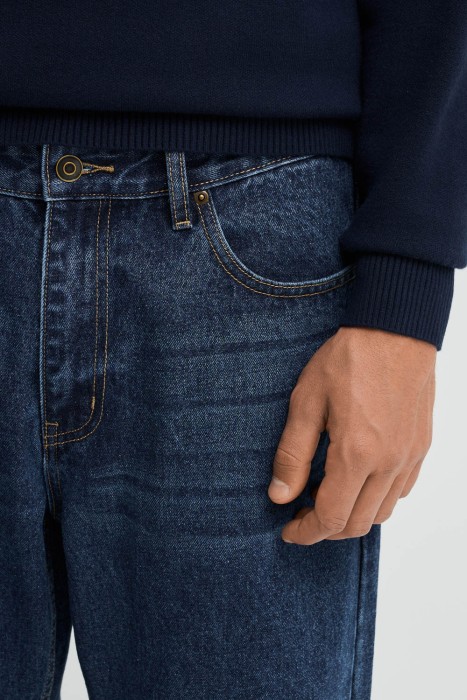 джинсы прямые от бренда снежная королева вид слева