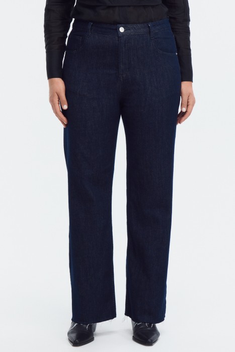 джинсы прямые от бренда снежная королева вид слева