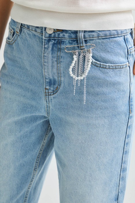 джинсы прямые из россии вид сбоку