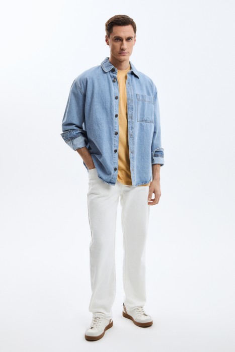 джинсы прямые 806292003 фотография